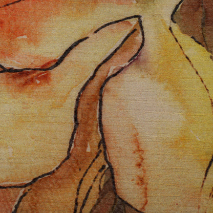 Multi-Color Chinon Crush Print Fabric