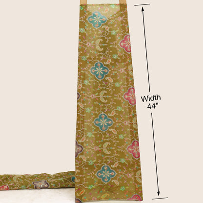 Burberry Postion Print Embroidery Fabric