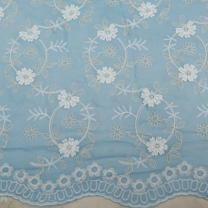 Cotton Linen Embroidery Fabric