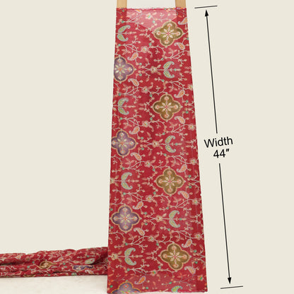 Burberry Postion Print Embroidery Fabric