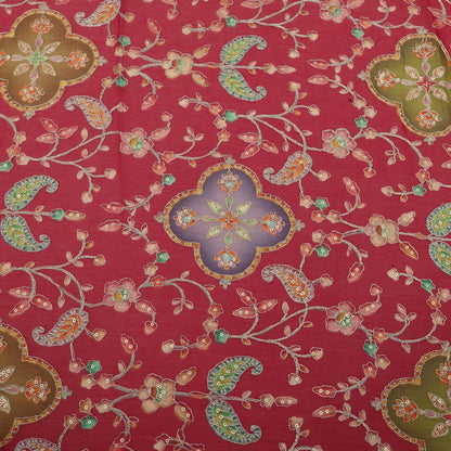 Burberry Postion Print Embroidery Fabric