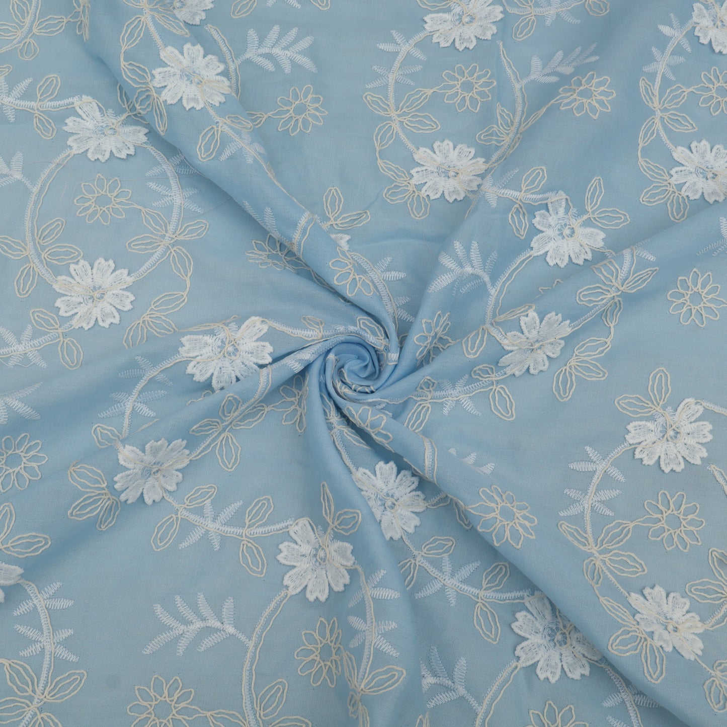 Cotton Linen Embroidery Fabric