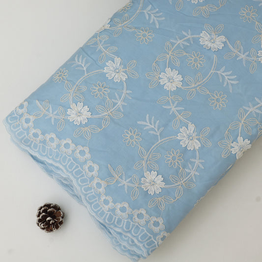 Cotton Linen Embroidery Fabric