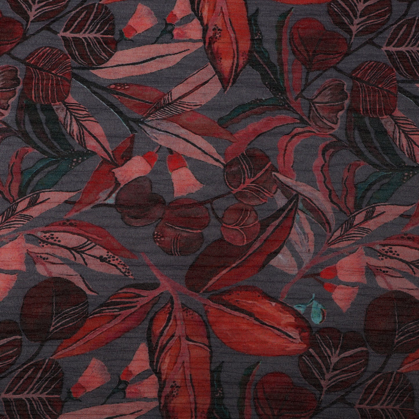 Multi-Color Chinon Crush Print Fabric