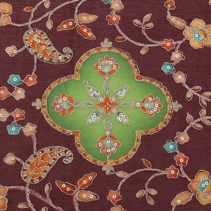 Burberry Postion Print Embroidery Fabric