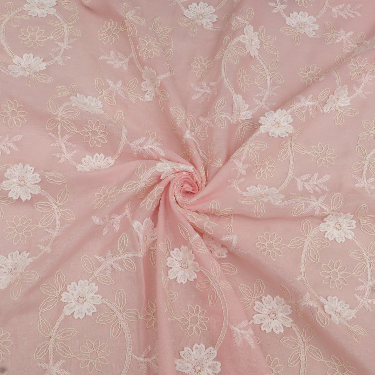 Cotton Linen Embroidery Fabric