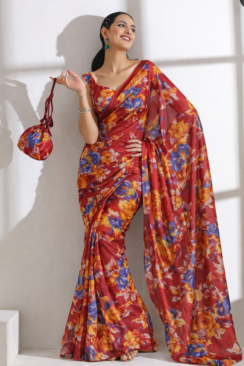 Red Brasso Velvet Fabric