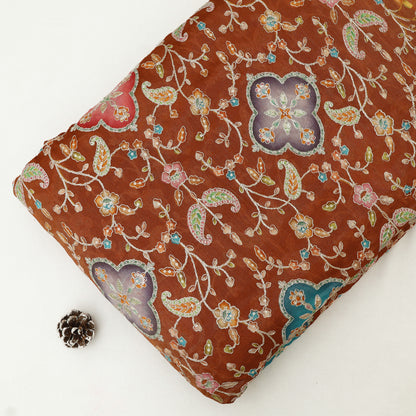 Burberry Postion Print Embroidery Fabric