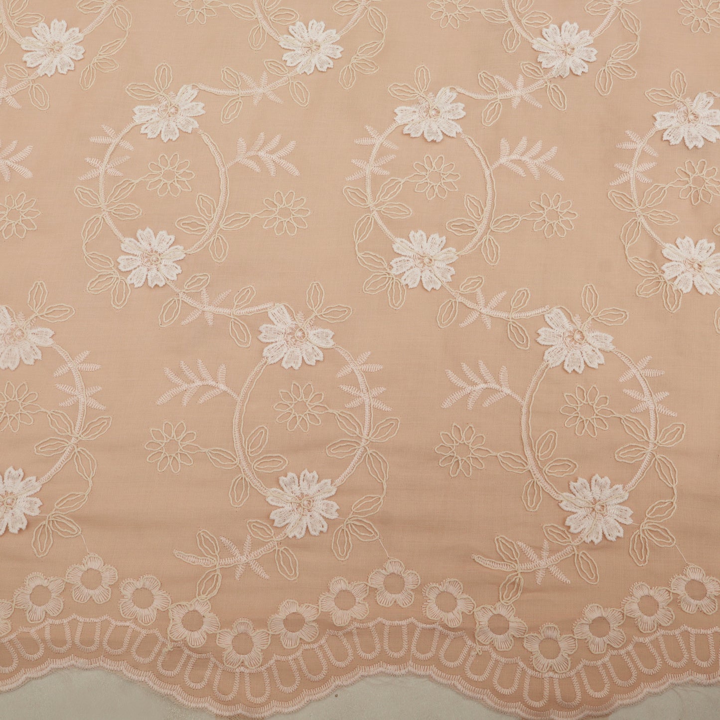 Cotton Linen Embroidery Fabric
