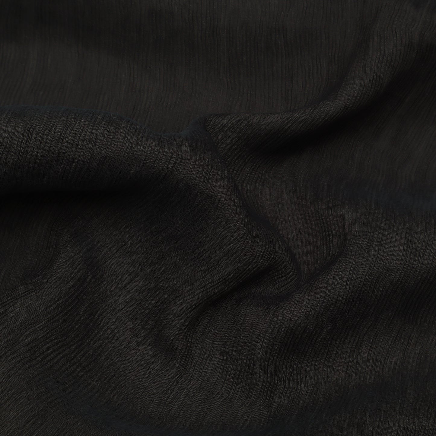 Solid Color Crush Satin Georgette Plain Fabric