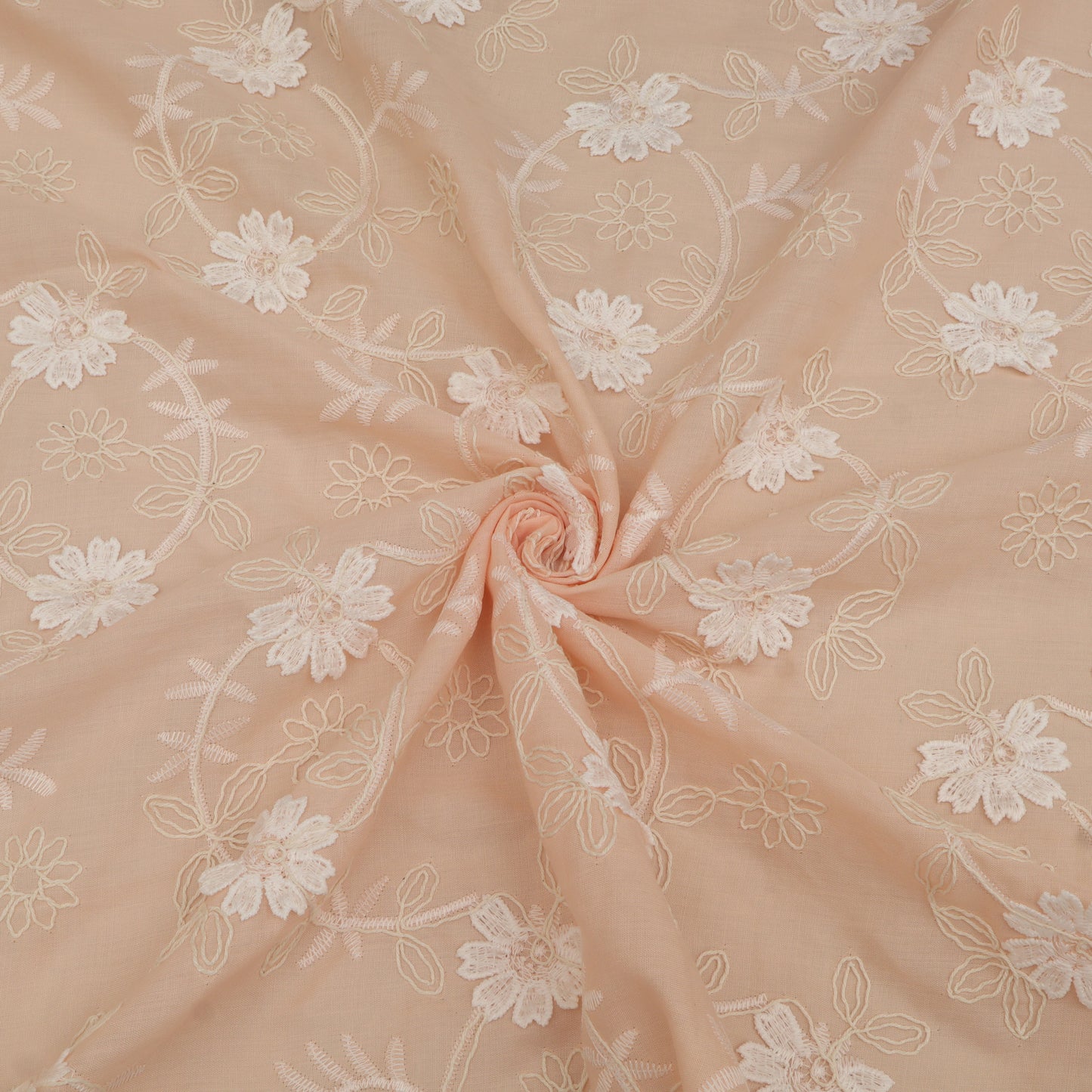 Cotton Linen Embroidery Fabric