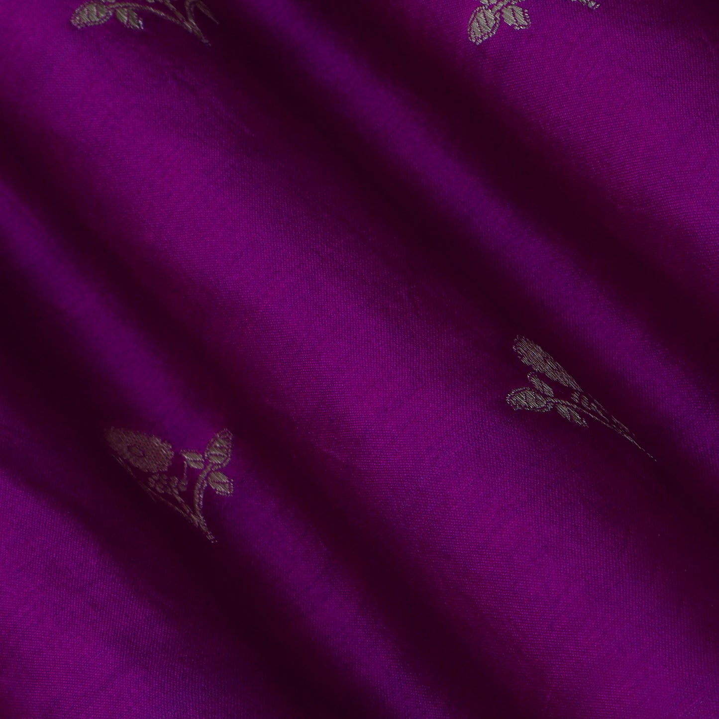 Purple Color Munga Brocade Fabric