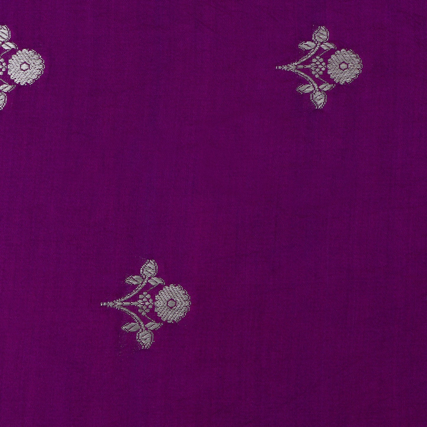 Purple Color Munga Brocade Fabric