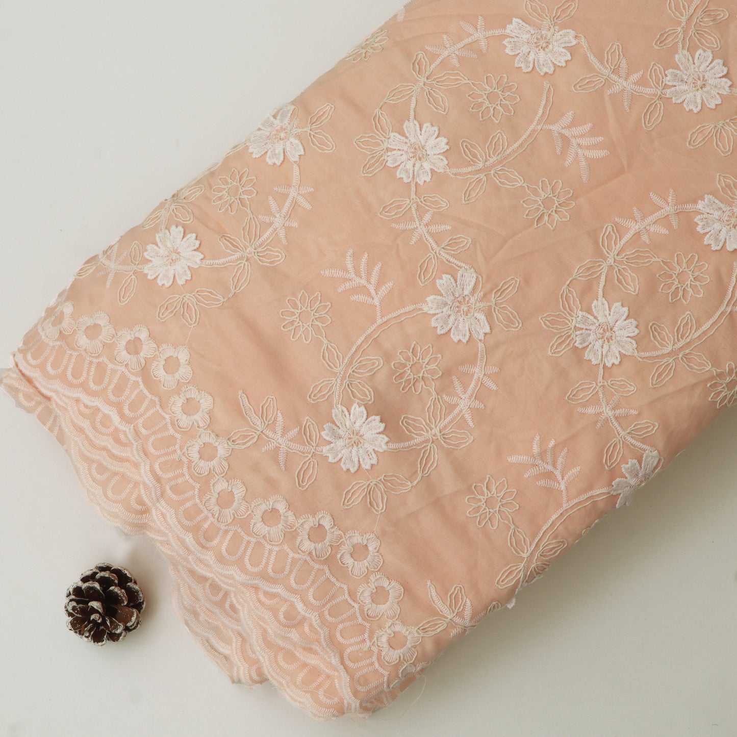 Cotton Linen Embroidery Fabric