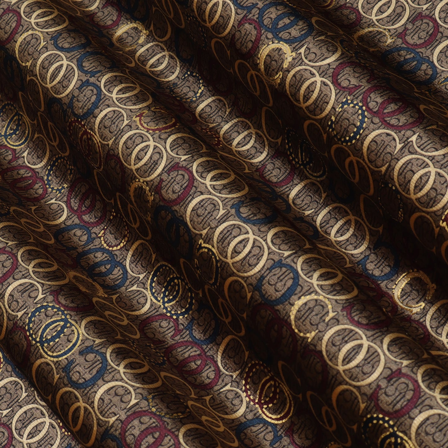 Brown Color Brasso Velvet Fabric