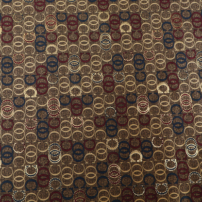 Brown Color Brasso Velvet Fabric