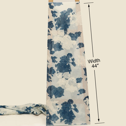 Mul Cotton Print Embroidery Fabric