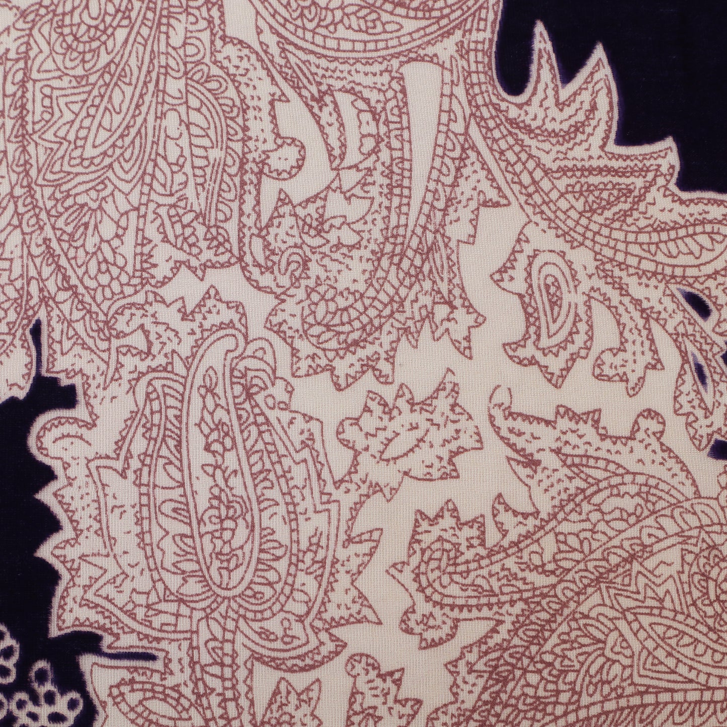 Brasso Velvet Fabric Dark Blue And Dark Purple