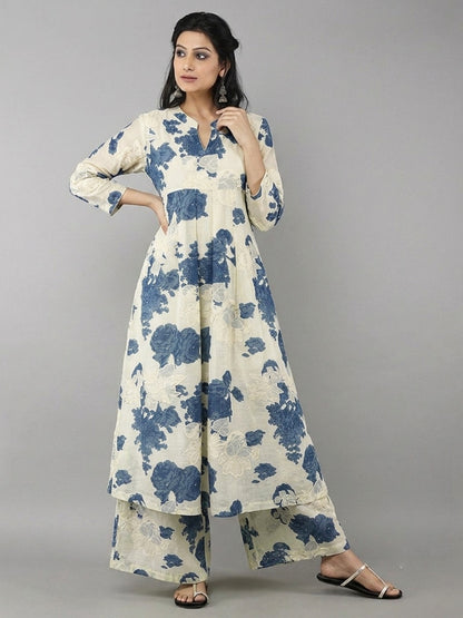 Mul Cotton Print Embroidery Fabric