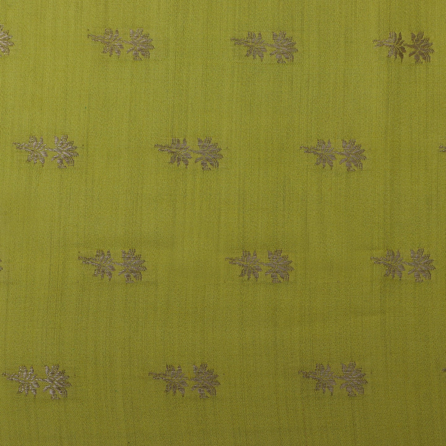 Lemon Color Munga Brocade Fabric