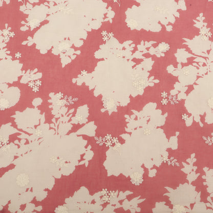 Mul Cotton Print Embroidery Fabric