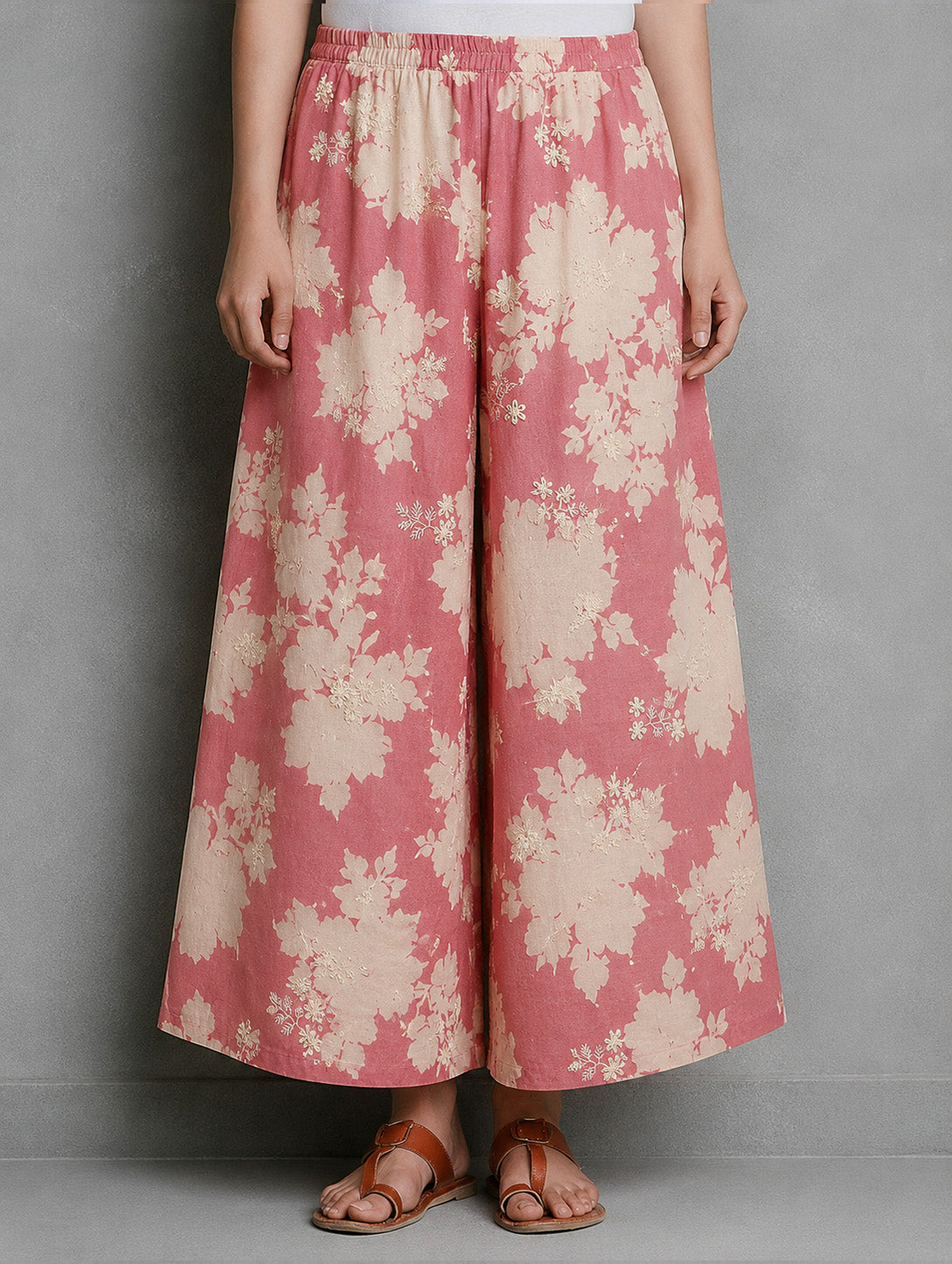 Mul Cotton Print Embroidery Fabric