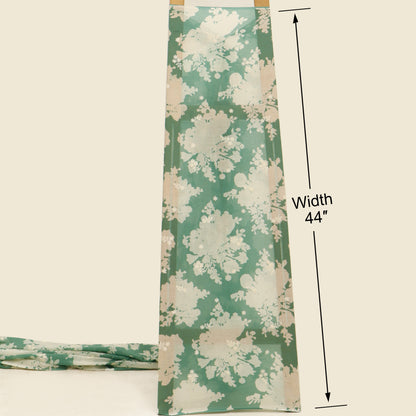 Mul Cotton Print Embroidery Fabric