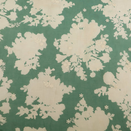 Mul Cotton Print Embroidery Fabric