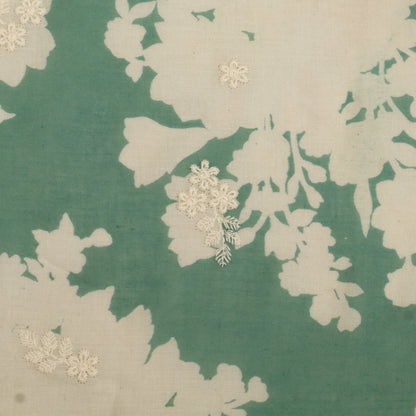 Mul Cotton Print Embroidery Fabric