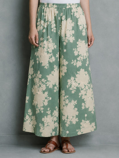 Mul Cotton Print Embroidery Fabric