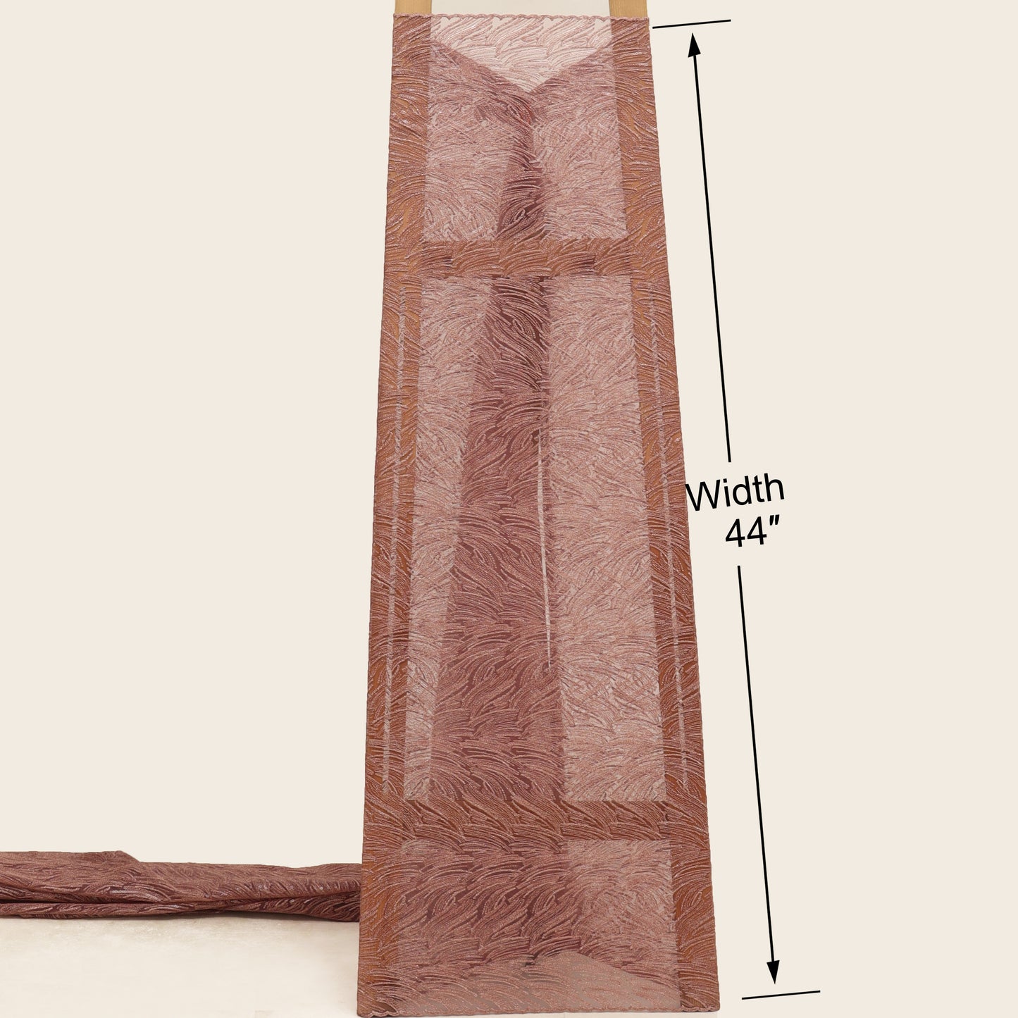 Net Sequins Embroidery Fabric