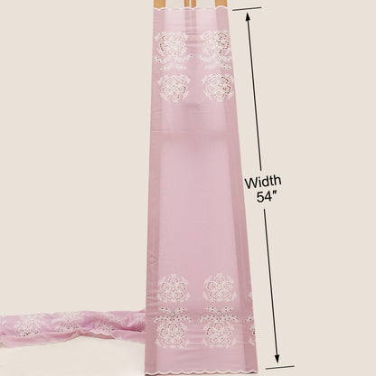 Cotton Stripe Embroidery Fabric