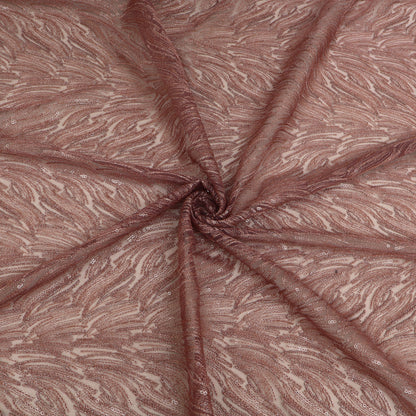 Net Sequins Embroidery Fabric