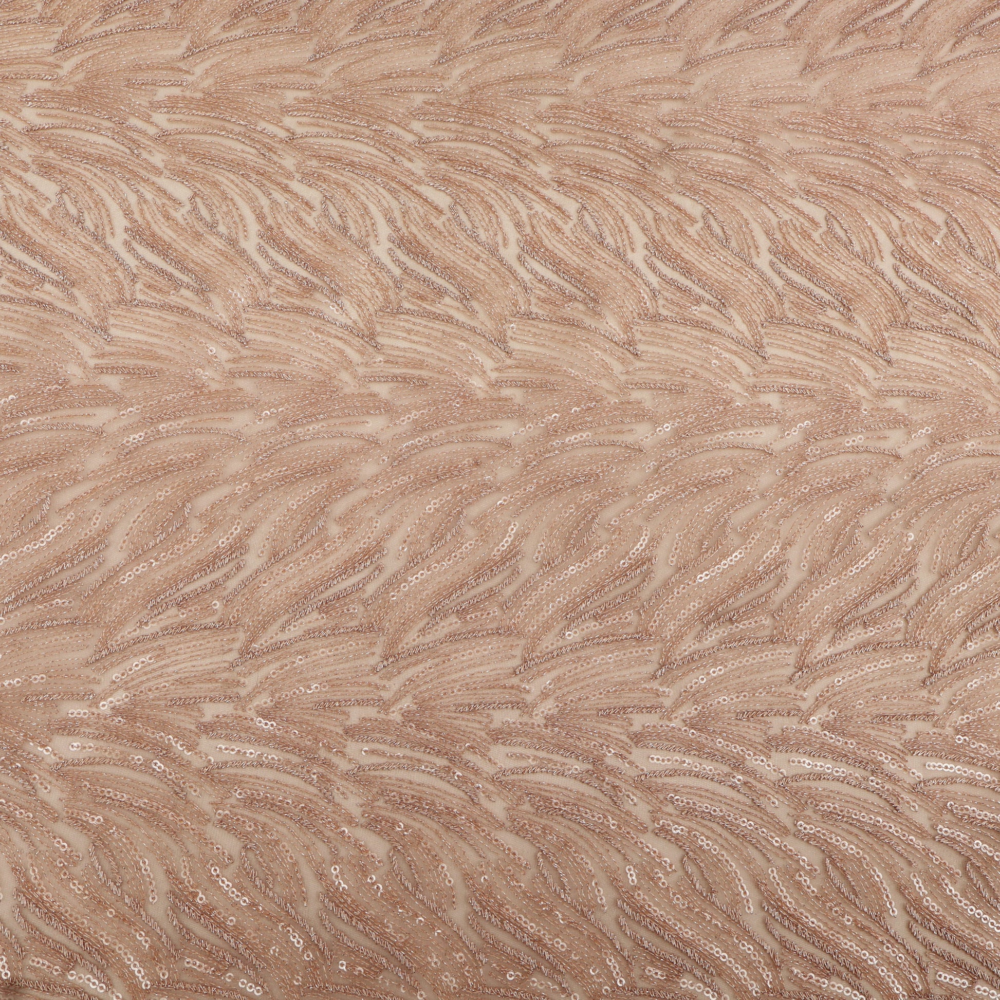 Net Sequins Embroidery Fabric