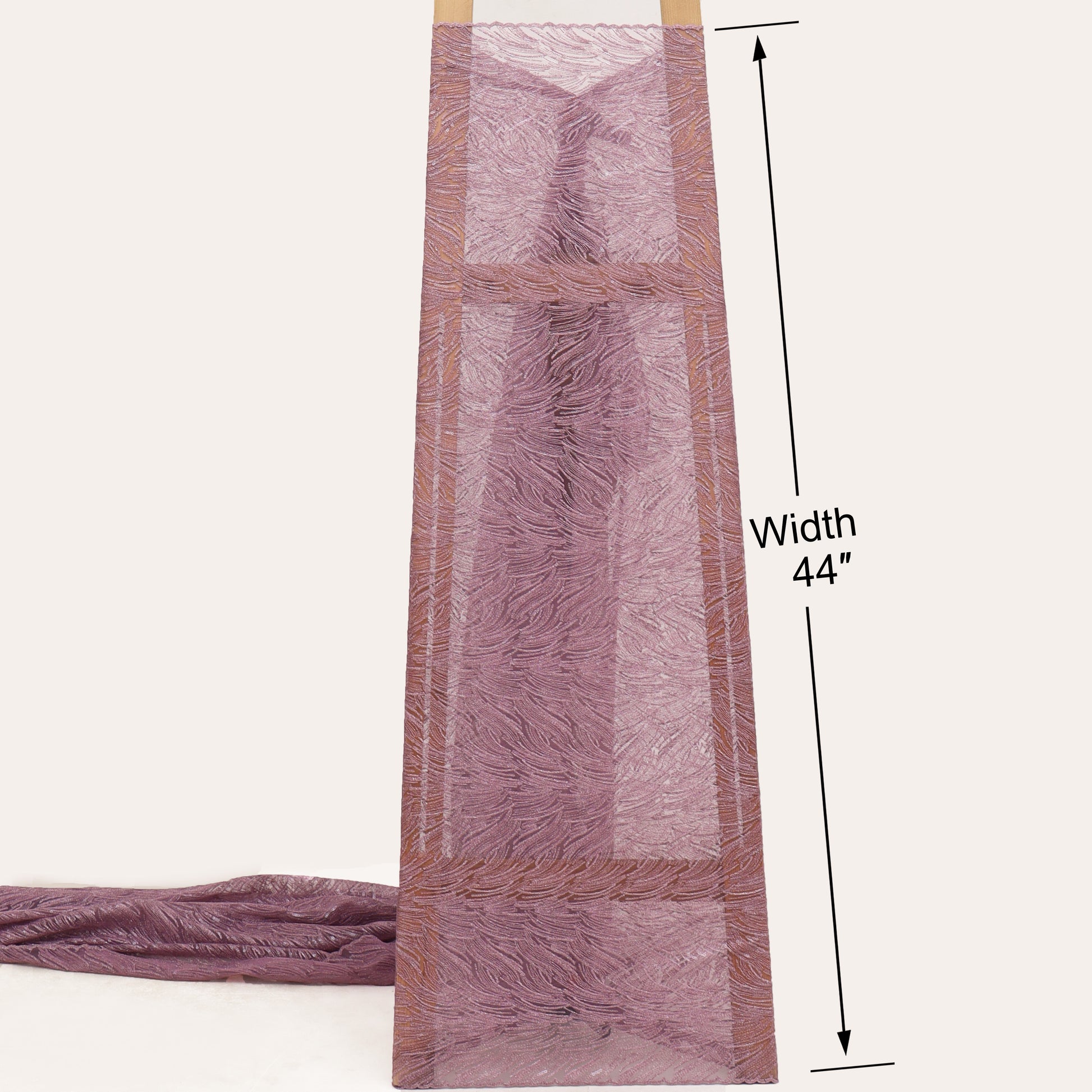 Net Sequins Embroidery Fabric