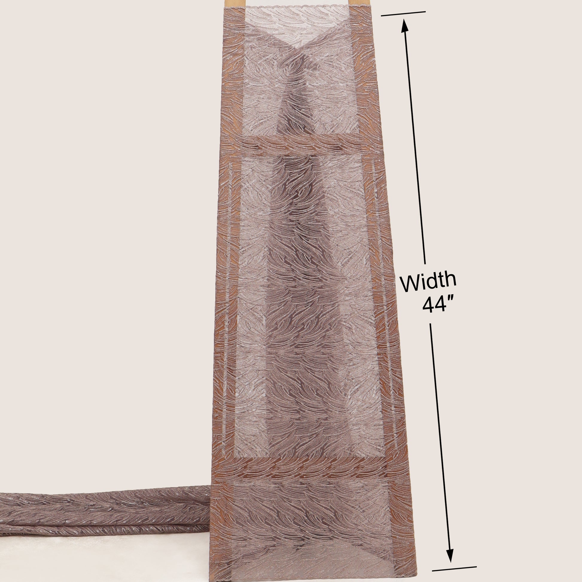 Net Sequins Embroidery Fabric