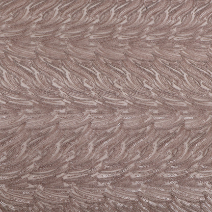 Net Sequins Embroidery Fabric