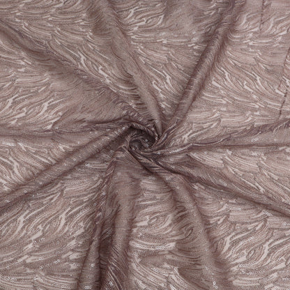 Net Sequins Embroidery Fabric