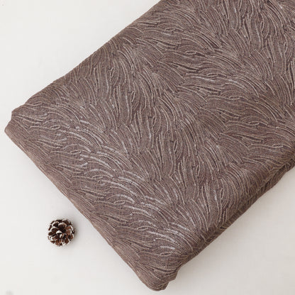 Net Sequins Embroidery Fabric