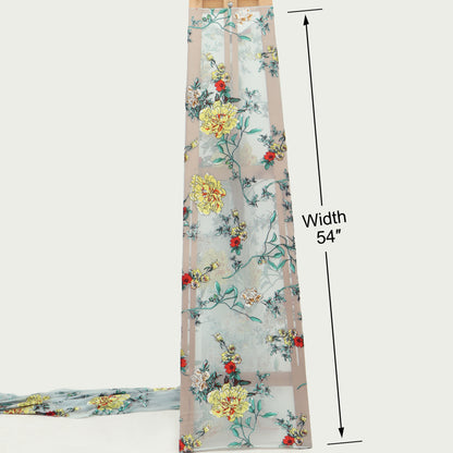 Floral Design Brasso Fabric