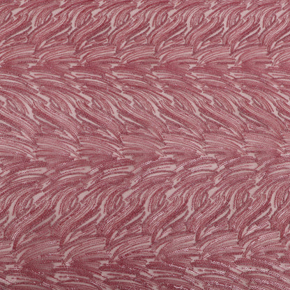 Net Sequins Embroidery Fabric