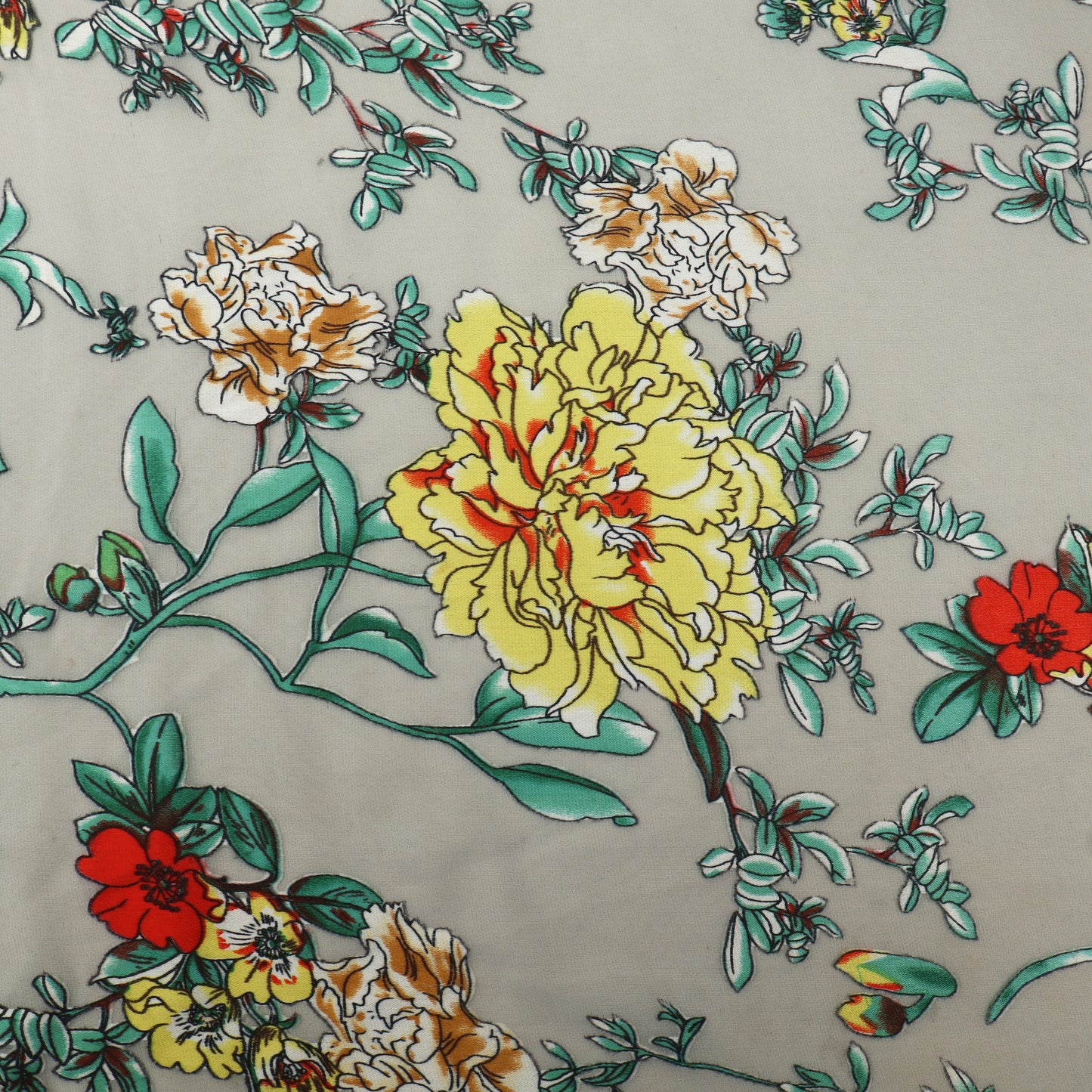 Floral Design Brasso Fabric