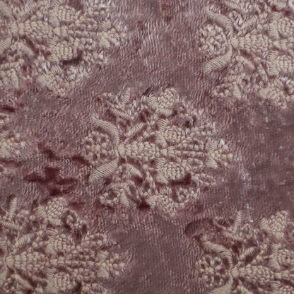 Viscose Velvet Embroidery Fabric