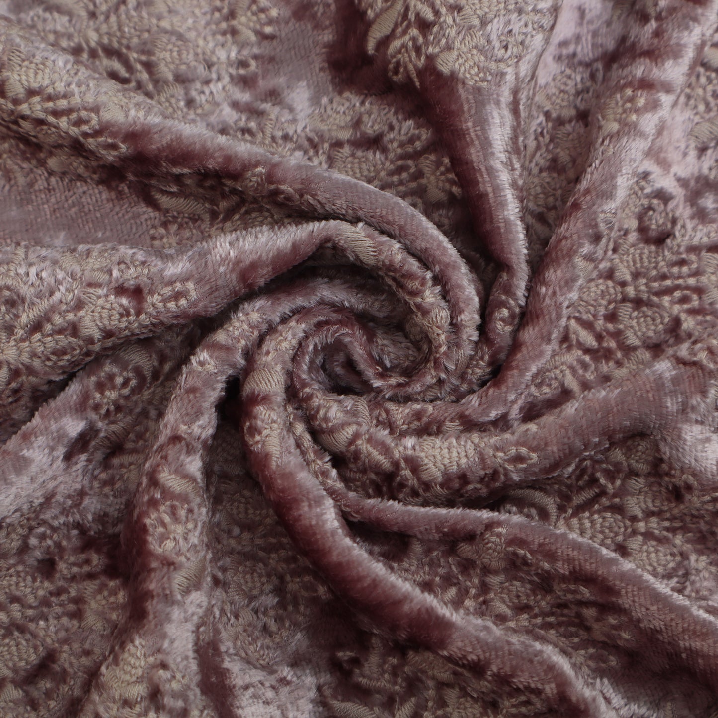 Viscose Velvet Embroidery Fabric