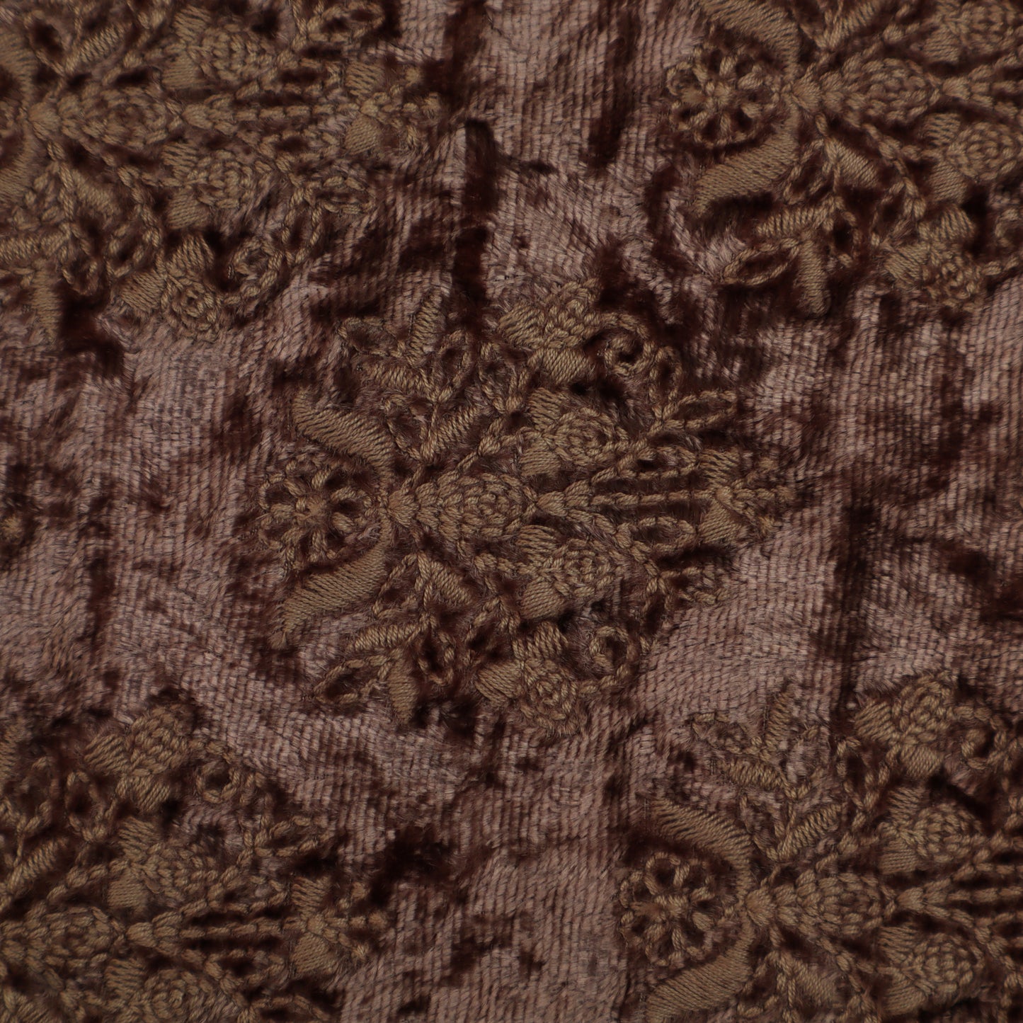 Viscose Velvet Embroidery Fabric