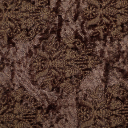 Viscose Velvet Embroidery Fabric