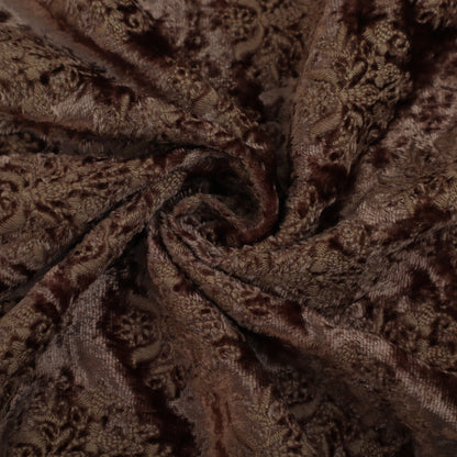 Viscose Velvet Embroidery Fabric