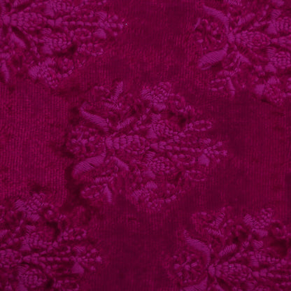 Viscose Velvet Embroidery Fabric