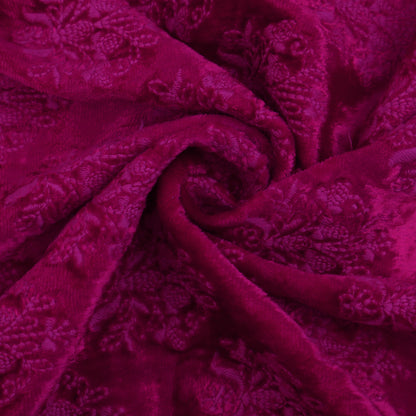 Viscose Velvet Embroidery Fabric