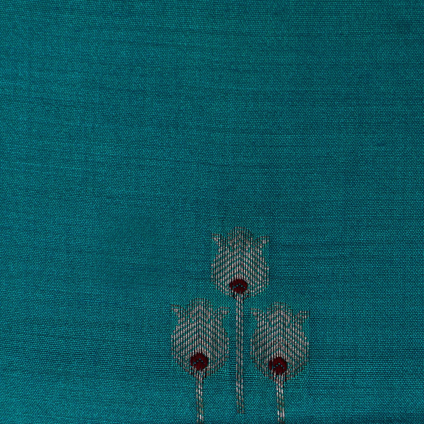 Firozi Color Munga Brocade Fabric